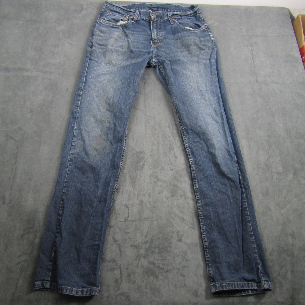 Levis 511 Slim Fit Jeans Mens 32x33 Blue Medium Wash Denim 00954